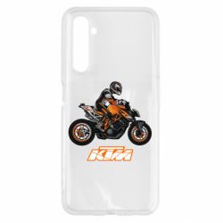Чехол для Realme 6 Sport Bike Art - PrintSalon