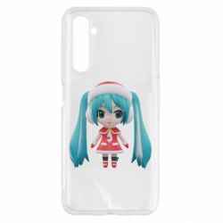 Чехол для Realme 6 Winter Hatsune Miku - PrintSalon