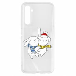 Чехол для Realme 6 Зайцы - PrintSalon