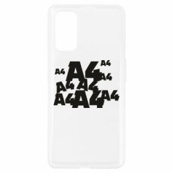 Чехол для Realme 7 Pro A4 Pattern - PrintSalon