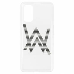 Чехол для Realme 7 Pro Alan Walker logo stripes - PrintSalon