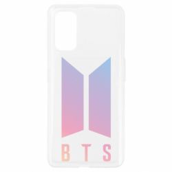 Чехол для Realme 7 Pro BTS gradient logo - PrintSalon