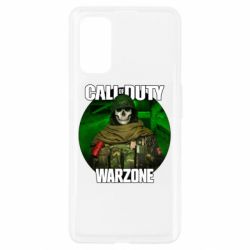 Чехол для Realme 7 Pro Call of duty Warzone ghost green background - PrintSalon