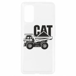 Чехол для Realme 7 Pro CAT logo and truck - PrintSalon