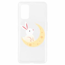 Чехол для Realme 7 Pro Cute rabbit on the moon - PrintSalon