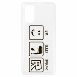 Чохол для Realme 7 Pro Eat Sleep Roblox - PrintSalon