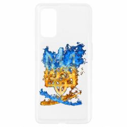 Чехол для Realme 7 Pro Горящий гербу Украины - PrintSalon