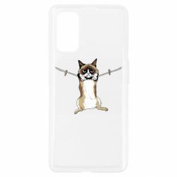 Чехол для Realme 7 Pro Grumpy Cat On The Rope - PrintSalon