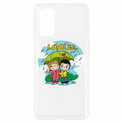 Чехол для Realme 7 Pro Love is ... in the rain - PrintSalon