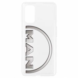 Чехол для Realme 7 Pro Man metallic logo - PrintSalon