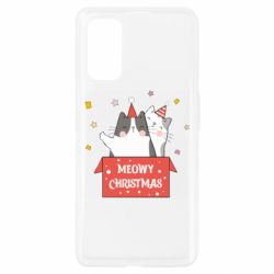 Чехол для Realme 7 Pro Meowy Christmas ( present box ) - PrintSalon