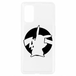 Чехол для Realme 7 Pro Pikachu silhouette - PrintSalon