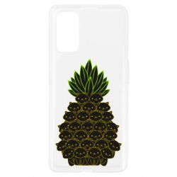 Чехол для Realme 7 Pro Pineapple cat - PrintSalon