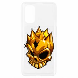 Чехол для Realme 7 Pro Standoff - Gold Skull - PrintSalon