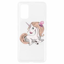 Чехол для Realme 7 Pro Unicorn with bow tie - PrintSalon