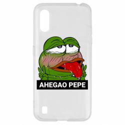 Чехол для Samsung A01/M01 Аhegao PePe - PrintSalon