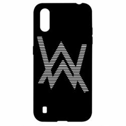 Чехол для Samsung A01/M01 Alan Walker logo stripes - PrintSalon