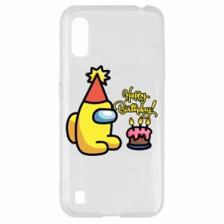 Чохол для Samsung A01 / M01 Among Us Happy Birthday - PrintSalon