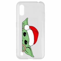 Чохол для Samsung A01 / M01 Baby Yoda Santa - PrintSalon