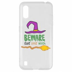 Чехол для Samsung A01/M01 Beware cute little witch - PrintSalon