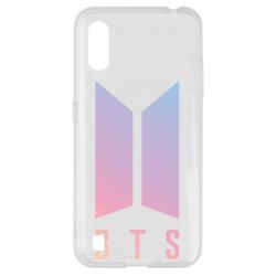 Чехол для Samsung A01/M01 BTS gradient logo