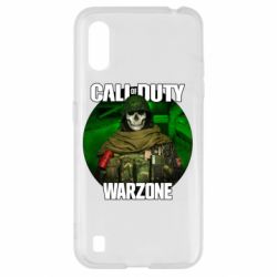 Чехол для Samsung A01/M01 Call of duty Warzone ghost green background - PrintSalon