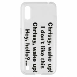 Чехол для Samsung A01/M01 Chrissy, wake up - PrintSalon