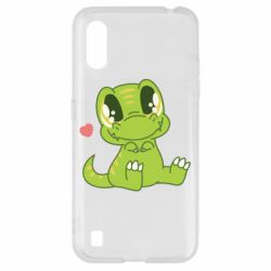 Чехол для Samsung A01/M01 Cute dinosaur - PrintSalon