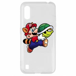 Чехол для Samsung A01/M01 Cute Mario with turtle - PrintSalon