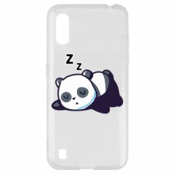 Чехол для Samsung A01/M01 Cute panda sleeping