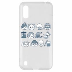 Чехол для Samsung A01/M01 Doctor who icons - PrintSalon
