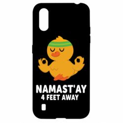 Чехол для Samsung A01/M01 Duck Namast'ay Away - PrintSalon