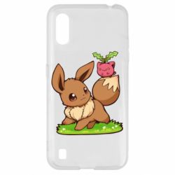 Чохол для Samsung A01 / M01 Eevee with Hoppip - PrintSalon