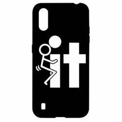 Чехол для Samsung A01/M01 F*ck with IT - PrintSalon