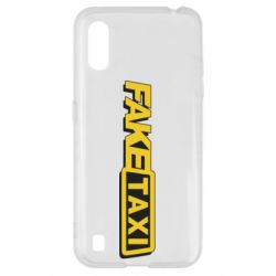 Чехол для Samsung A01/M01 Fake taxi logo 2 - PrintSalon