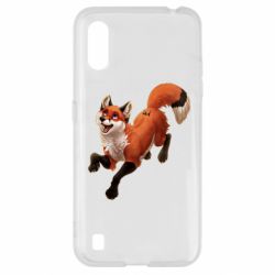 Чехол для Samsung A01/M01 Fox in flight - PrintSalon
