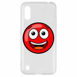 Чехол для Samsung A01/M01 Funny Red Ball - PrintSalon