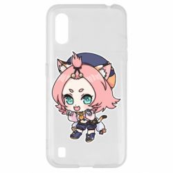 Чехол для Samsung A01/M01 Genshin Impact chibi Diona - PrintSalon