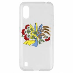 Чохол для Samsung A01 / M01 Герб колоски і калина - PrintSalon