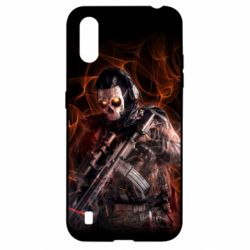 Чехол для Samsung A01/M01 Ghost On Fire - PrintSalon