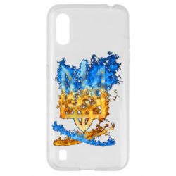 Чехол для Samsung A01/M01 Горящий гербу Украины - PrintSalon