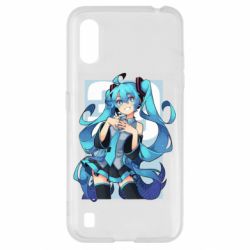 Чехол для Samsung A01/M01 Hatsune Miku art