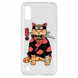 Чехол для Samsung A01/M01 Japanese Akatsuki cat