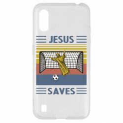 Чехол для Samsung A01/M01 Jesus will save