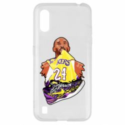 Чехол для Samsung A01/M01 Kobe Bryant and sneakers - PrintSalon