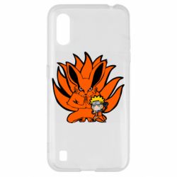 Чехол для Samsung A01/M01 Kurama And Naruto - PrintSalon