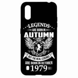 Чехол для Samsung A01/M01 Легенды рождаются. Ваш месяц год рождения (англ.) - PrintSalon