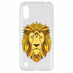 Чехол для Samsung A01/M01 Lion art-PrintSalon Чехол для Samsung A01/M01 Lion art
