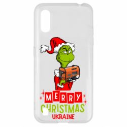 Чехол для Samsung A01/M01 Merry Christmas Ukraine-Grinch and Generator