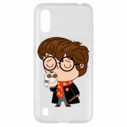 Чехол для Samsung A01/M01 Милый Гарри с совой - PrintSalon